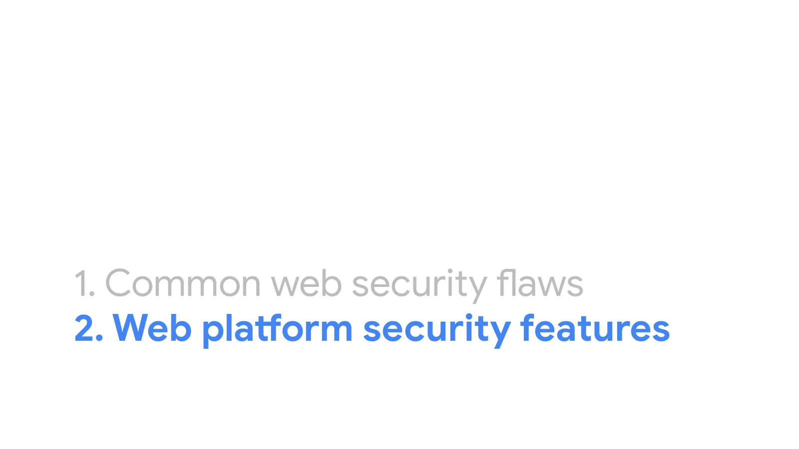 Slide 10: 1. Common web security flaws