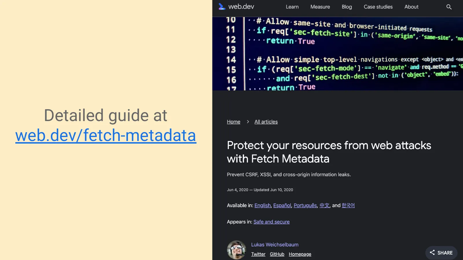 Slide 23: Detailed guide at