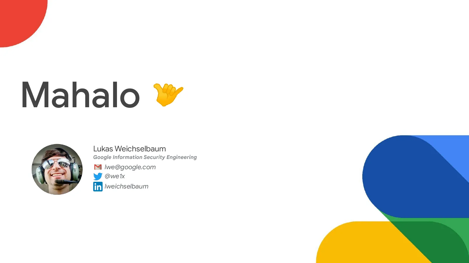 Slide 78: Mahalo