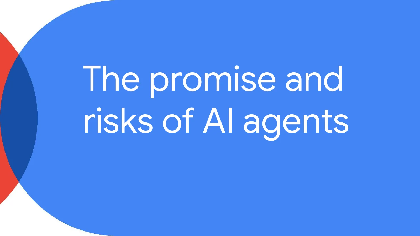 Slide 5: The promise and