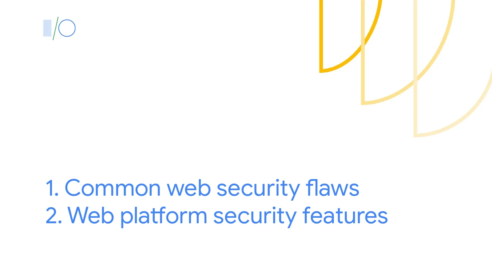 Slide 3: 1. Common web security flaws