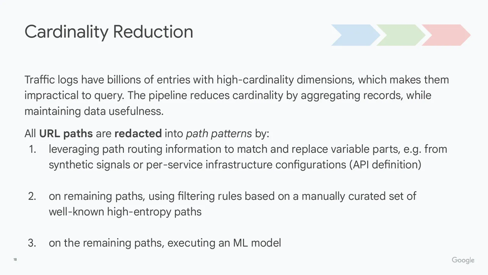 Slide 18: Cardinality Reduction